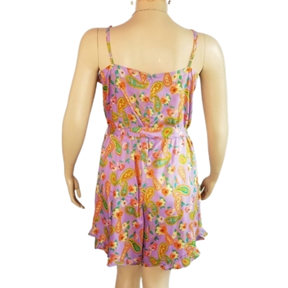 GO COCO PLUS SIZE PAISLEY ROMPER 2X - Picture 11 of 15